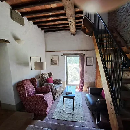 Medieval Tower With Tuscan Hills View *